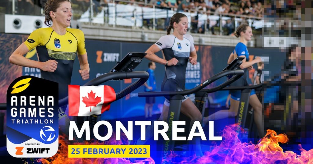Todo listo en Montreal para el pistoletazo de salida del Arena Games Triathlon '23