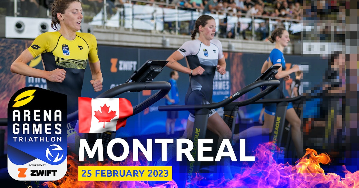 Todo listo en Montreal para el pistoletazo de salida del Arena Games Triathlon '23