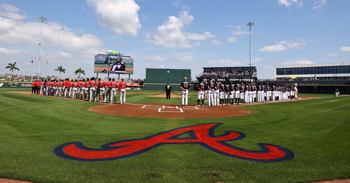 El juego de entrenamiento de primavera Braves-Red Sox termina en empate después de una huelga automática