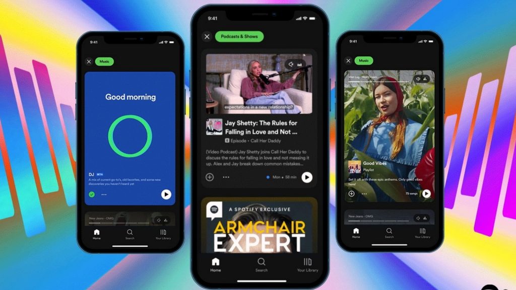 Spotify presenta un nuevo feed de descubrimiento de estilo scroll