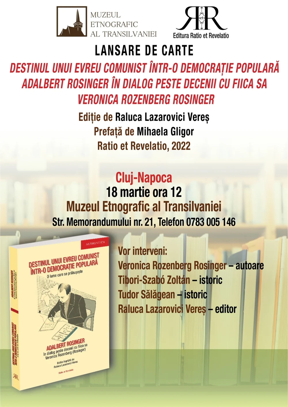 Evento: lansare de carte -o democrație populară.