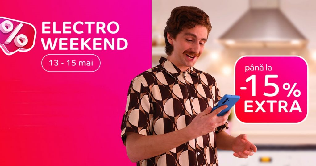 Reduceri Electro Weekend de azi la eMAG!  Smartphone-uri, televizoare și multe alte gadget-uri cu discount până pe 15 mai