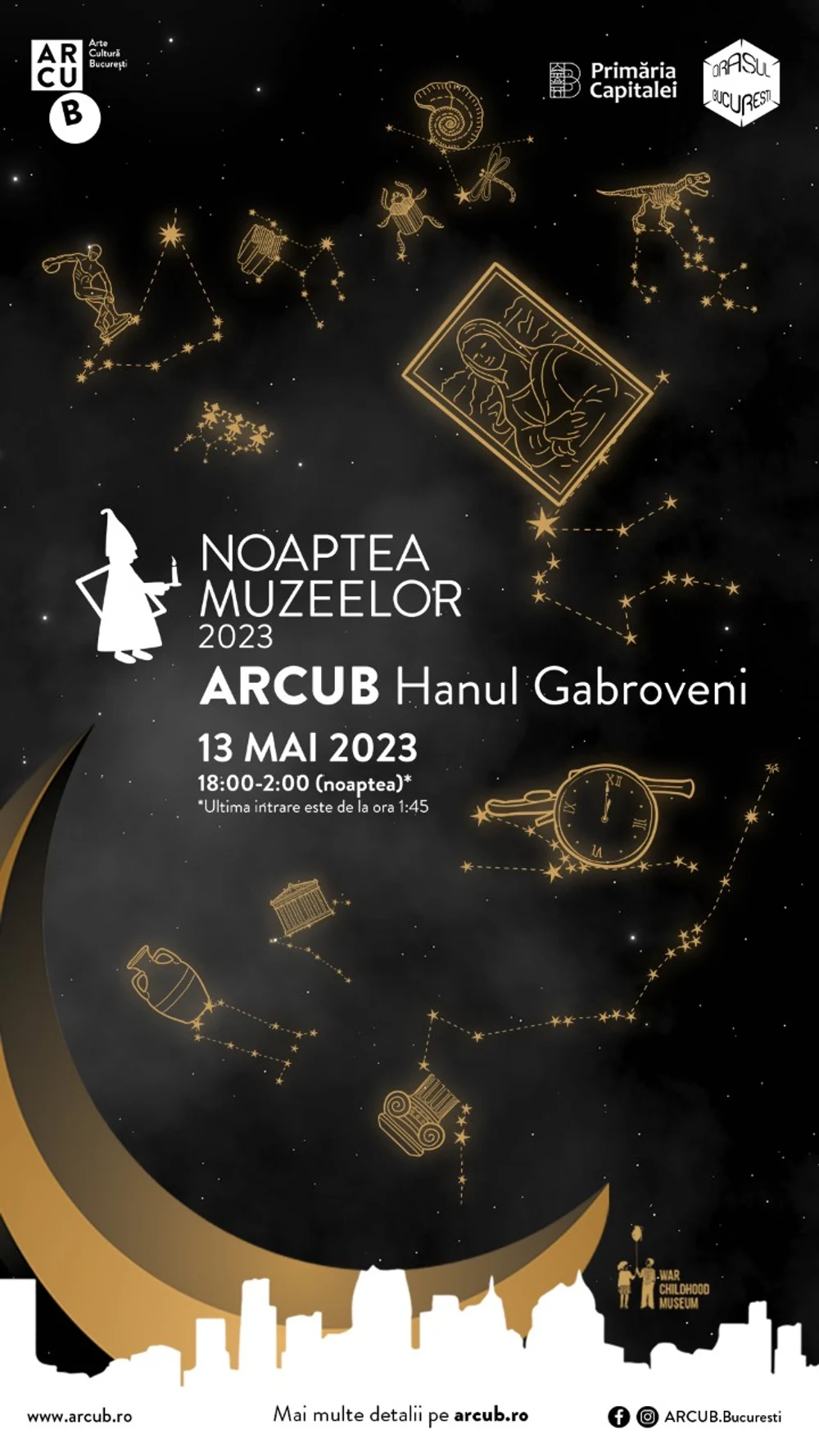 ARCUB la Noaptea Muzeelor: acces gratuit la expoziţiile artiştilor Mircia Dumitrescu, Dana & Stéphane Maitec şi Cristian Graure