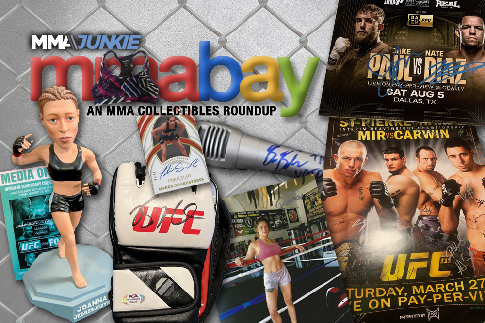 mmaBay: Resumen de ventas de artículos coleccionables de eBay de UFC, Bellator y MMA (3 de agosto) con una tarjeta Conor de $5,000, el sostén deportivo de Anastasia Yankova usado en peleas