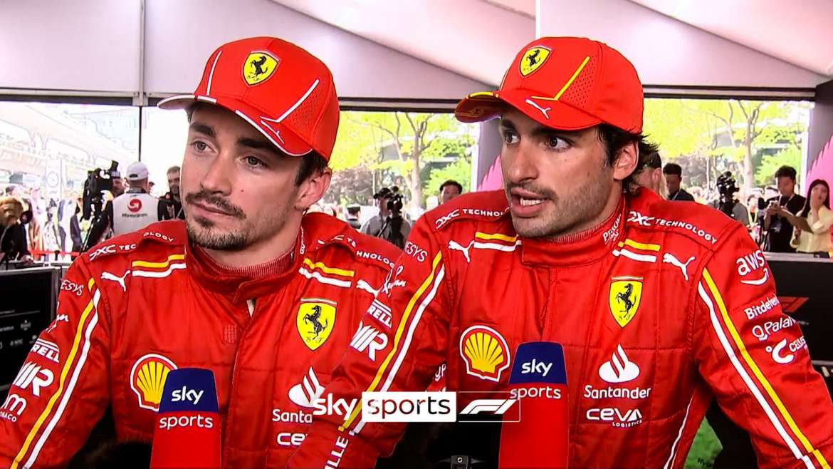 Carlos Sainz y Charles Leclerc esperan una fuerte carrera de Ferrari en el Gran Premio de China |  Noticias F1 |  Deportes del cielo
