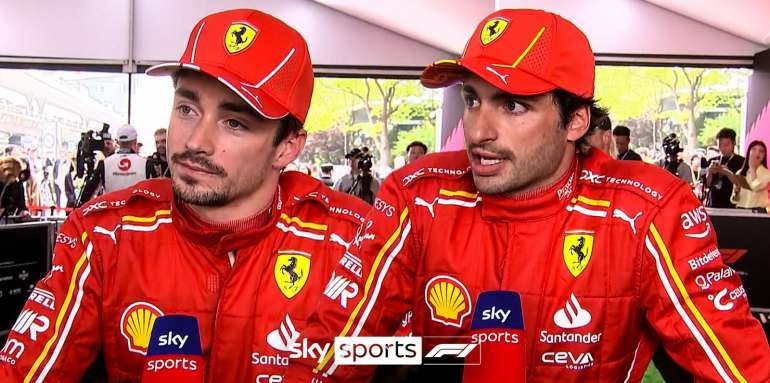 Carlos Sainz y Charles Leclerc esperan una fuerte carrera de Ferrari en el Gran Premio de China |  Noticias F1 |  Deportes del cielo