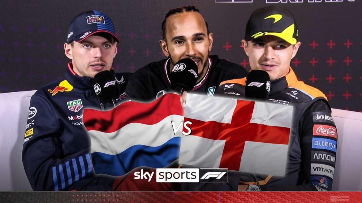 ‘¡Le envié un mensaje de texto a Virgil!’ | Max Verstappen, Lando Norris y Lewis Hamilton dan su opinión sobre Inglaterra vs Holanda | Noticias de F1 | Sky Sports