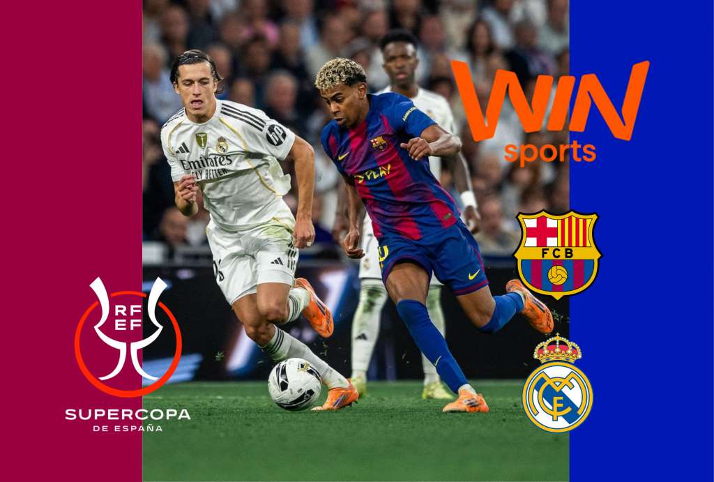 Win Sports EN VIVO por Internet — cómo ver partido FC Barcelona — Real Madrid en Fútbol TV y Win Play Online