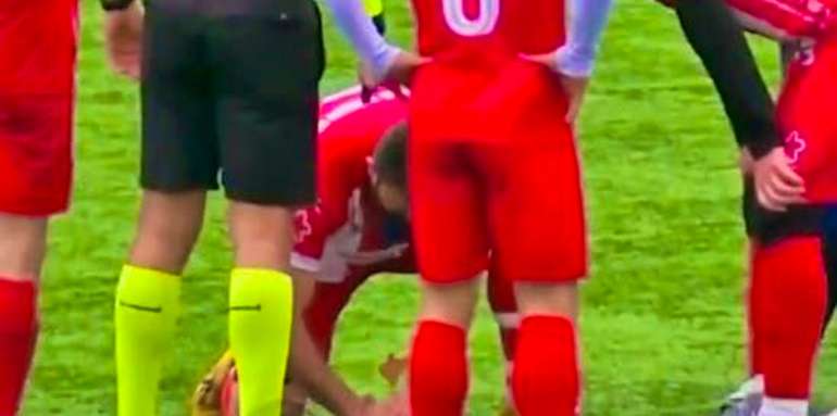 Durante una partita di calcio: Portiere rinvia la palla e colpisce un gabbiano, il capitano lo rianima in campo | noticias azules