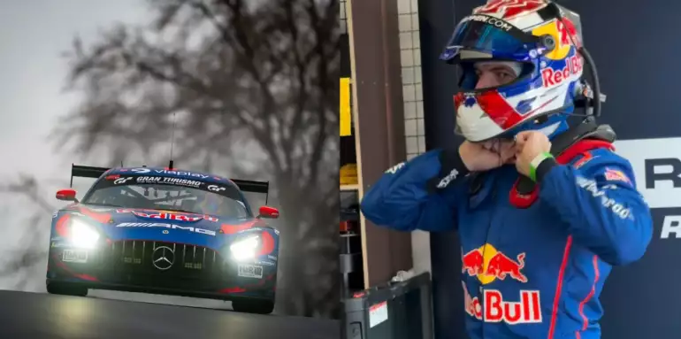 Max Verstappen se escapa con un Mercedes el primer fin de semana sin Fórmula 1: se sube a un GT para participar en la primera carrera de preparación para las 24 horas de Nürburgring